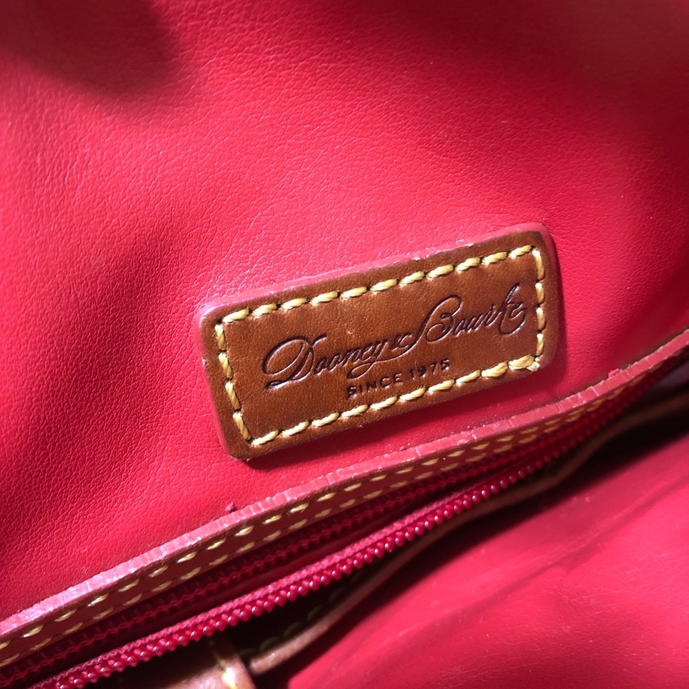 Dooney and Bourke brown leather satchel - Picture 10 of 14